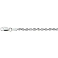 The Jewelry Collection Zilveren Armband koord 2 1002171 18 cm