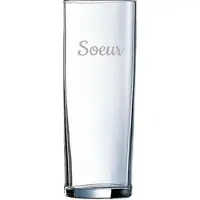 Arcoroc Longdrinkglas gegraveerd - 31cl - Soeur