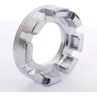 Edge Nippelspanner/ Spakenspanner Geschikt voor 10-15G Zilver