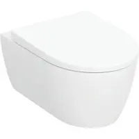 Geberit GE iCon Set wand-wc met wc-bril, randloze spoeling, gesloten vorm, D: 53 cm, wit
