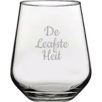 Pasabahce Gegraveerde Drinkglas 42,5cl De Leafste Heit