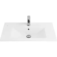 Bally Verti Keramische Wastafel 45x80cm Wit