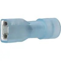 Cimco volledig geïsoleerde vlakstekerhuls 4,8x0,8mm voor 1,5-2,5mm² - blauw per 100 stuks (180249)