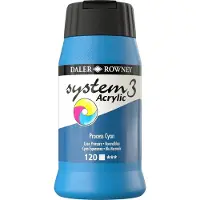 Daler Rowney System3 Acrylverf Process Cyan 500 ml 1 stuk