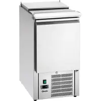 Bartscher Saladette - 140L - 1 deur - Boven 1x 1/1 GN - 0°C-10°C - Geforceerde koeling - Klapdeksel - 455x700x887mm - Horeca Oven