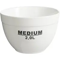 Dulaire Saladeschaal Groot Wit/Zwart Porselein Ø 21 cm - 2 L