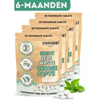 CHOOSE! Familie Box van CHOOSE - Duurzaam Tandenpoetsen voor het Hele Gezin - 360 stuks
