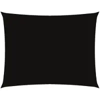 vidaXL Zonnescherm rechthoekig 4x5 m oxford stof zwart