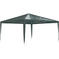 vidaXL Partytent professioneel 90 g/m² 4x4 m groen