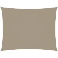 vidaXL Zonnescherm rechthoekig 2,5x3,5 m oxford stof taupe