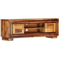 vidaXL TV-meubel 118x30x40 cm massief acaciahout
