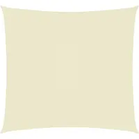 vidaXL Zonnescherm rechthoekig 2x2,5 m oxford stof crèmekleurig