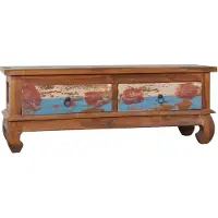 vidaXL Tv-meubel 110x35x40 cm gerecycled teakhout