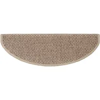 vidaXL Trapmatten zelfklevend 15 st sisal-look 65x21x4 cm zandkleurig