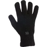 Heatkeeper - Thermo handschoenen chenille dames - Zwart - One Size - 1-Paar - Handschoenen dames winter