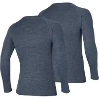 Heatkeeper - Thermoshirt heren - Antraciet - XXL - 2-Stuks - Thermokleding heren