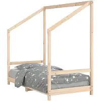vidaXL Kinderbedframe 80x160 cm massief grenenhout