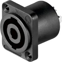 Goobay Speakon chassis | V | (4-pin, Soldeercontacten)