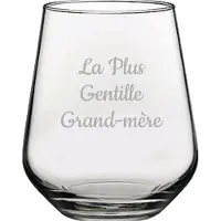 Pasabahce Drinkglas gegraveerd - 42,5cl - La Plus Gentille Grand-mère