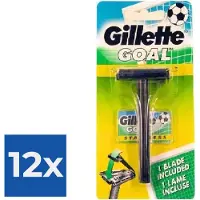 Gillette Goal Stainless Razor (with blades) - Voordeelverpakking 12 stuks