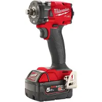 Milwaukee M18 FIW2F12-502X Compacte 1/2" Slagmoersleutel met Frictiering - 5Ah 18V (accu slagmoersleutel)