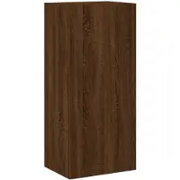 vidaXL Tv-wandmeubel 40,5x30x90 cm bewerkt hout bruin eikenkleur