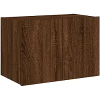 vidaXL Tv-wandmeubel met LED-verlichting 60x35x41 cm bruin eikenkleur