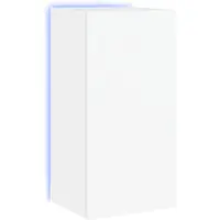 vidaXL Tv-wandmeubel met LED-verlichting 40,5x35x80 cm wit