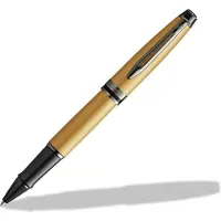 Waterman Expert Rollerballpen | Metallic gouden lak met rutheniumdetails | Fijne punt | Zwarte inkt | Met geschenkverpakking