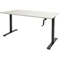 Schaffenburg Dextro Slinger Zit-sta-bureau Rechthoekig T-Voet 1.800 (B) x 900 (D) x 705 (H) mm Melamine