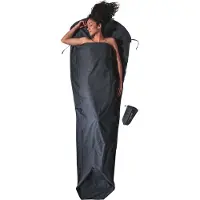 Cocoon - MummyLiner Organic Cotton - Reisslaapzak 241 x 90/56 cm, blauw