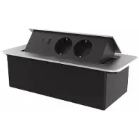 Livolo | Zilver | 3 | Pop-Up stekkerdoos | Push | Inbouw | USB & USB-C