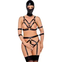 Bad Kitty Bondage Rio Harnas met Masker Maat XL