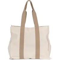 Kimood KI5201 Grote, gerecyclede shopper met plooi
