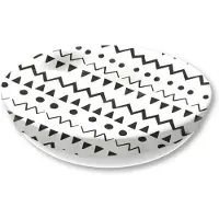 Bee's Wax - Eco Friendly Afdekhoes voor Schaal ø 36 cm Ethno - Katoen - Wit