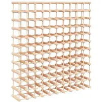 vidaXL Wijnrek voor 120 flessen 112,5x23x123,5cm massief grenenhout
