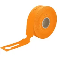 Combicraft Sleufetiketten 260 x 50 mm Oranje - 500 stuks
