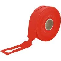 Combicraft Sleufetiketten 260 x 50 mm Rood - 500 stuks