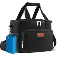 Travelhawk Koeltas - 4 Laags Geïsoleerde Koeltas - 15 liter - Zwart
