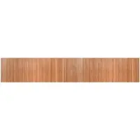 vidaXL Vloerkleed rechthoekig 60x400 cm bamboe naturel
