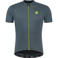 Rogelli Explore Fietsshirt - Korte Mouwen - Heren - Grijs, Zwart, Fluor - Maat 4XL