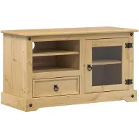 vidaXL Tv-meubel Corona 100x45x58 cm massief grenenhout