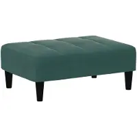 vidaXL Voetenbank 77x55x31 cm fluweel donkergroen