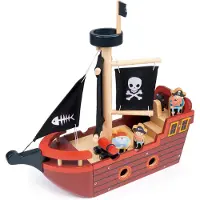 Mentari Voertuigen - Piratenboot - 38X12,5X36Cm - Met Accessoires - 3 Jaar