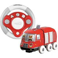 Eurekakids Soft Radio Controlled Fire Truck Rood