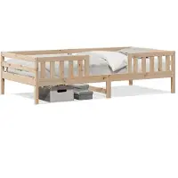 vidaXL Bedframe zonder matras massief grenenhout 90x200 cm