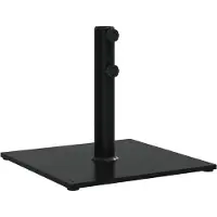 vidaXL Parasolvoet voor stokken van Ø32/38/48 mm 17 kg vierkant