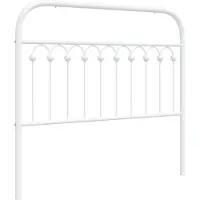 Super Merchant Vervangend hoofdbord 107 cm metaal wit