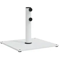 vidaXL Parasolstandaard, diameter 32/38/48 mm, mastcapaciteit 17 kg, vierkant