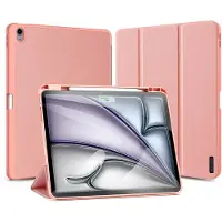 DUX Domo Bookcase voor de Apple iPad Air 13 inch (2026) M4 / (2025) M3 / (2024) M2 - Roze